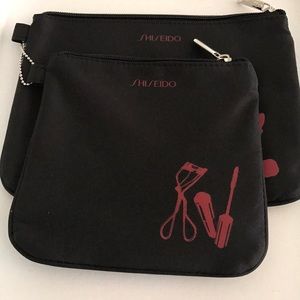 2 Shiseido makeup bags